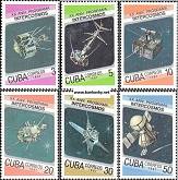 *Známky Kuba 1987 Kozmonautika nerazítkovaná séria MNH - Kliknutím na obrázok zatvorte -